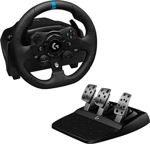 G923 レーシングホイール&ペダル Logitech G923 Driving Force Racing Wheel+Pedals (XB1 & PC) - CeX